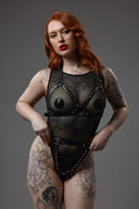 Leather Ouvert Panties "ELLA"