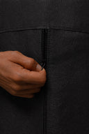 XL Leather Fetish Apron with Zipper