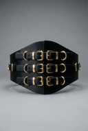 Leather Corset Belt "MEGHAN"