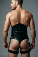 Leather Corset for Men VULCAN
