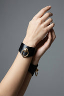 Leather Wrist Cuffs "Vendetta" - 3 pc Set