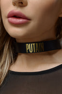 BDSM Collar "PUTAIN"